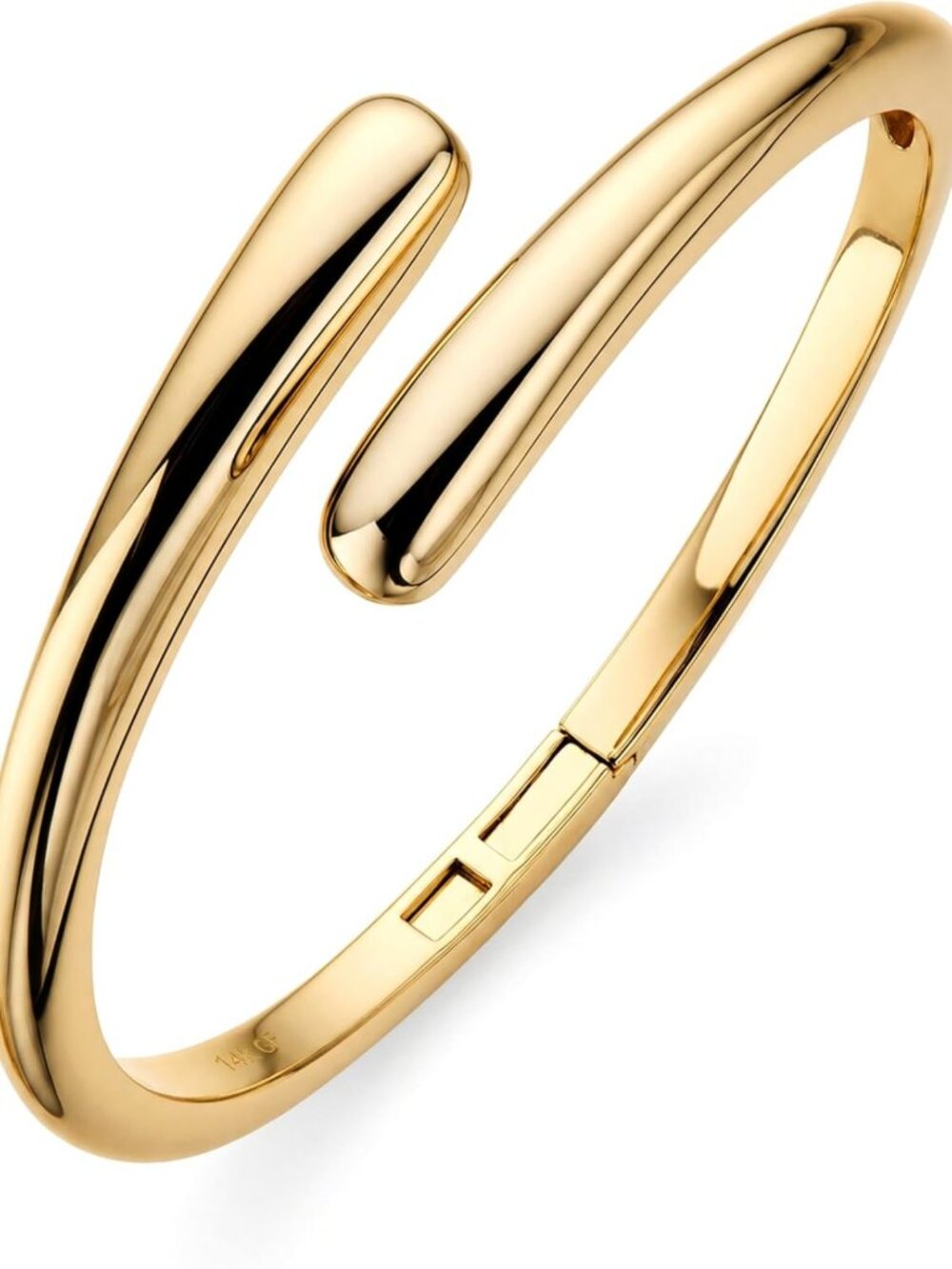 Elegant 14k Gold Filled Bangle Bracelets for Women - Stylish Gold Bangles Set